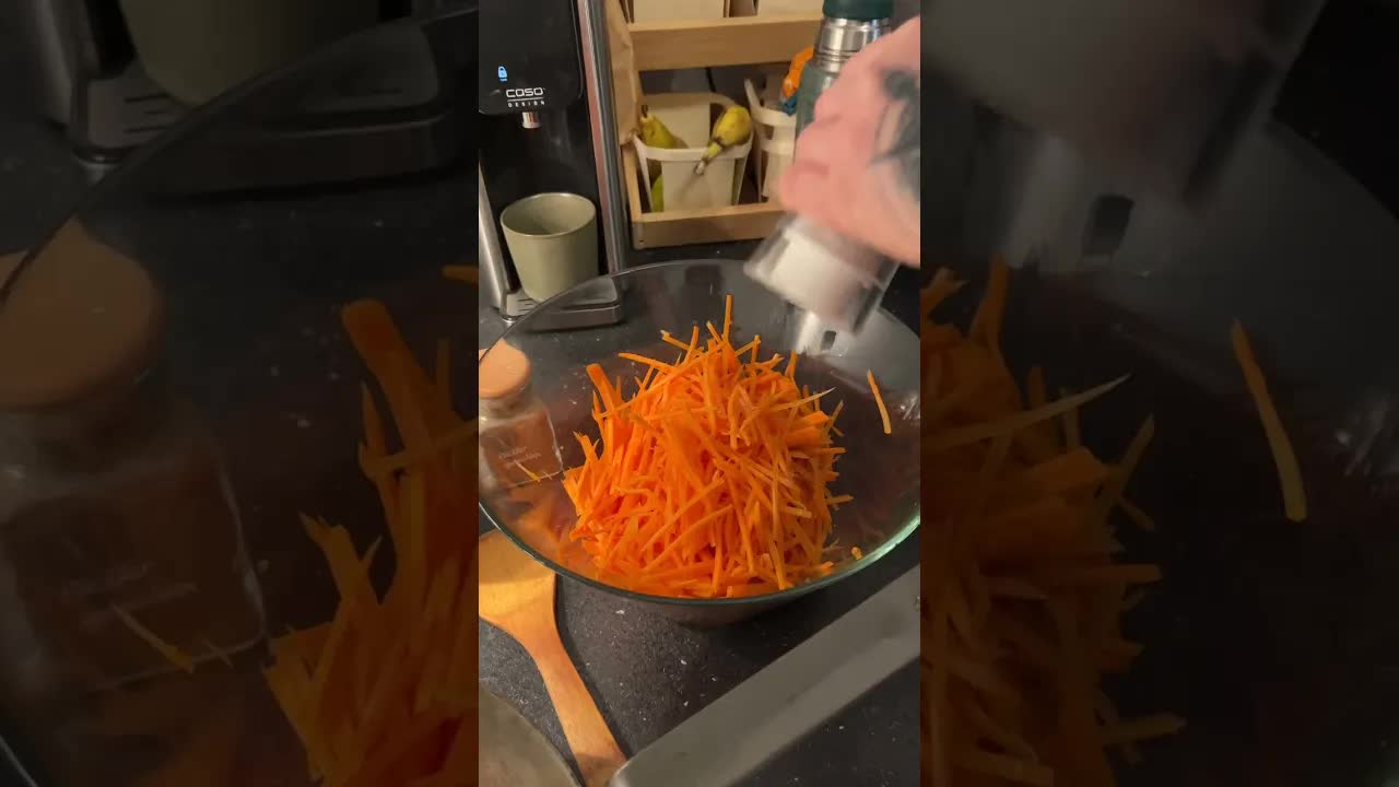 Der einfachste Möhrensalat Schritt für Schritt