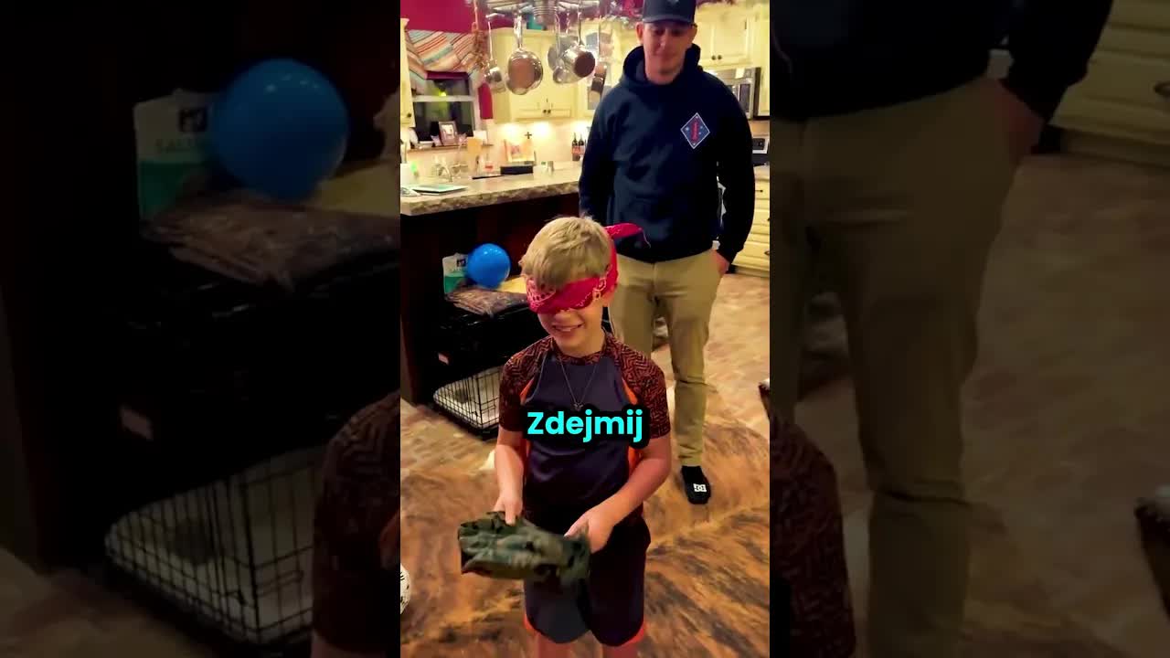 Brat wrócił z wojska i zrobił niespodziankę