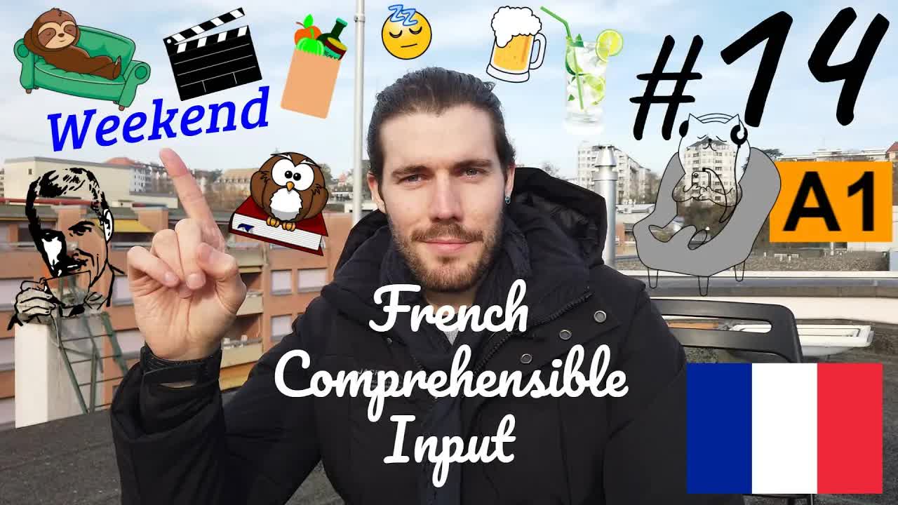 Ma routine du week-end en français facile