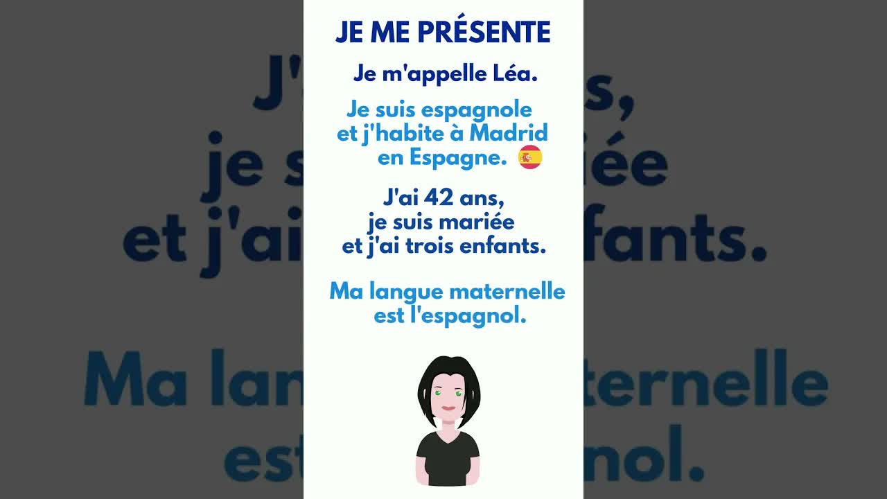 Je me présente : Présentation personnelle de Léa