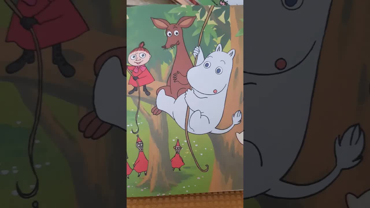 Nya grannar i Mumindalen: En saga för barn