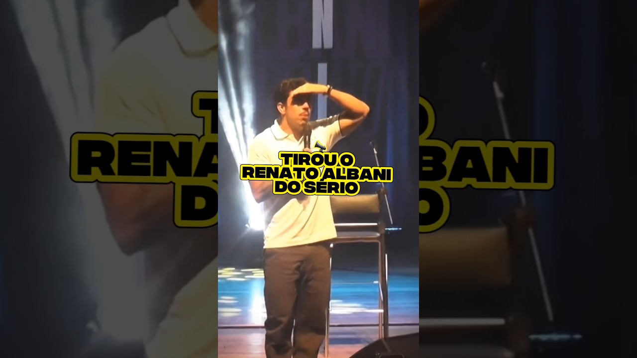 Renato Albani manda papo reto em stand-up