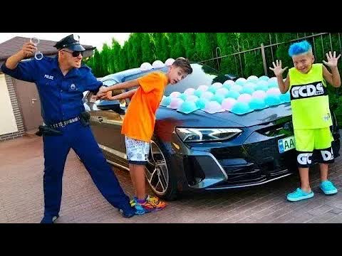 Arthur és Dávid tréfája az apukával