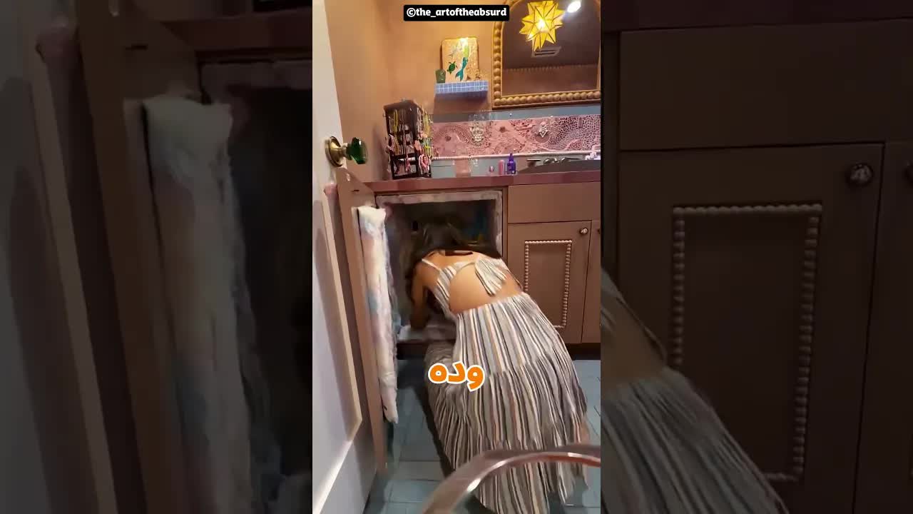 أُكتشفت غرفة سرية تحت درج المطبخ