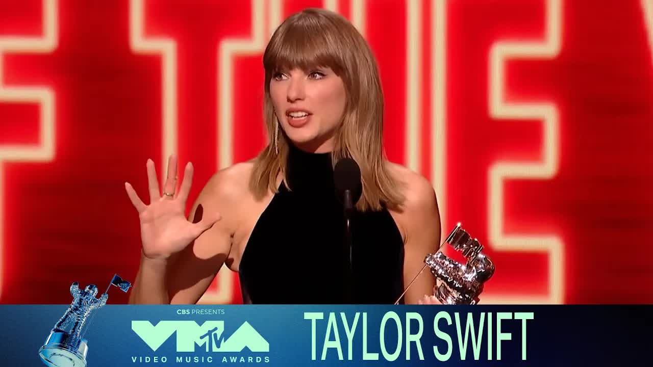 Taylor Swift's VMA Acceptance Speech Dedication