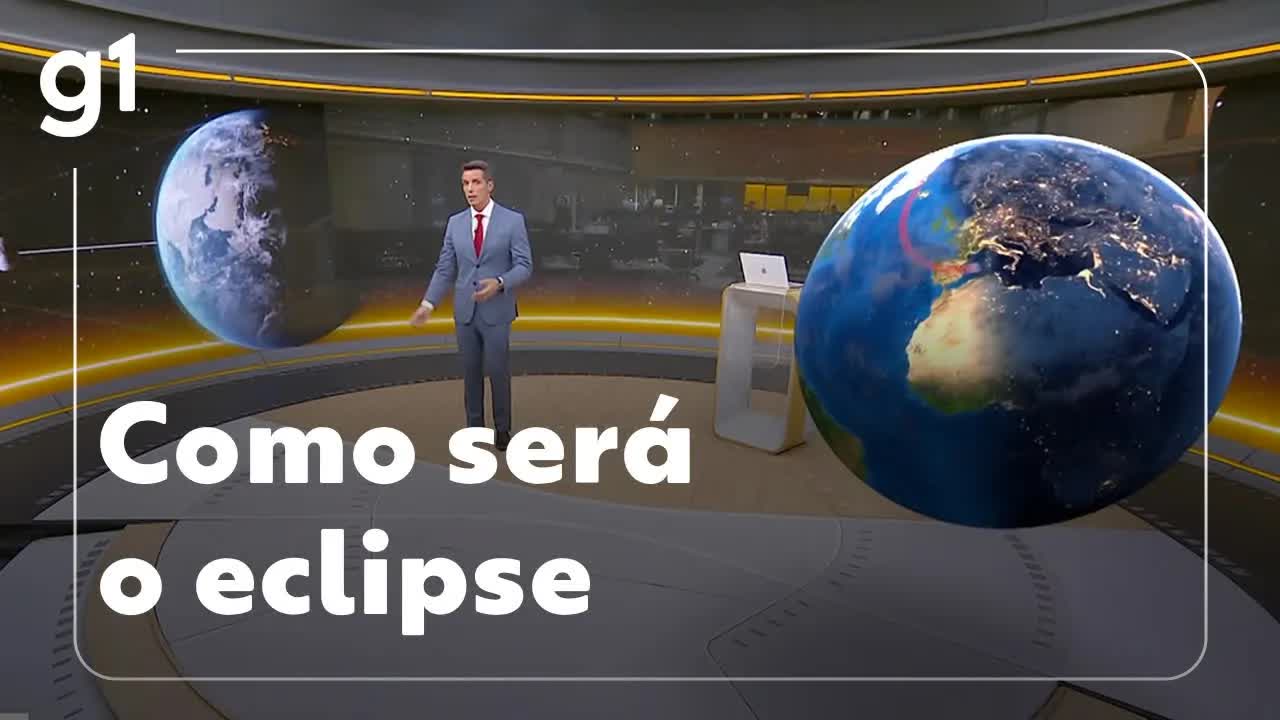 Eclipse solar total visto do Brasil