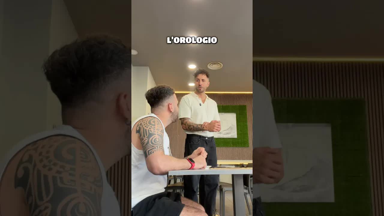 Luca chiede l'ora senza orologio