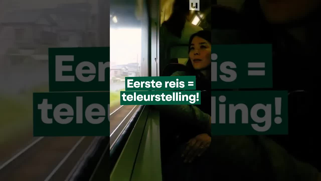 Je eerste reis kan een teleurstelling zijn