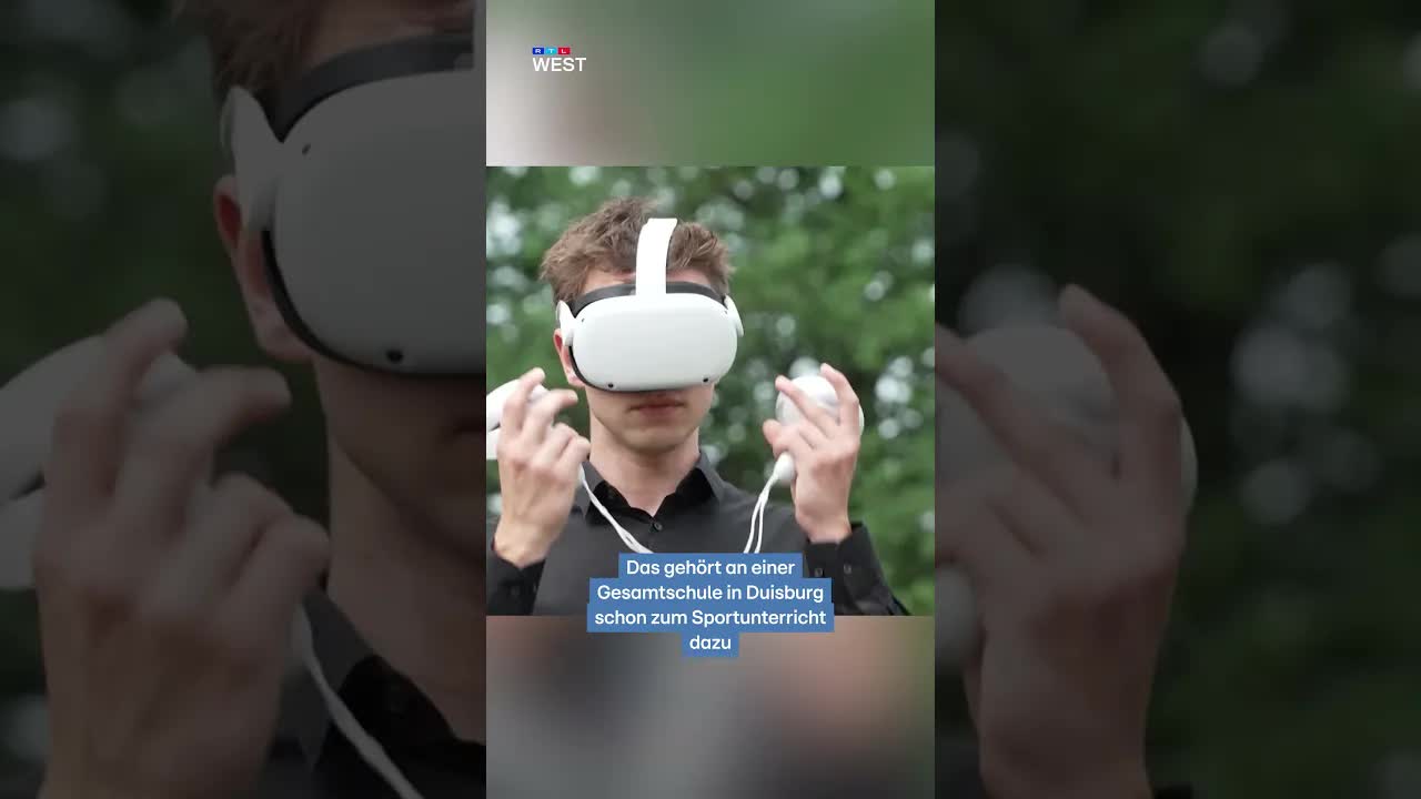 Snowboarden im Unterricht mit VR-Brille