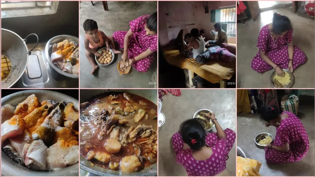 সকালের টিফিন আর রান্নার দিন
