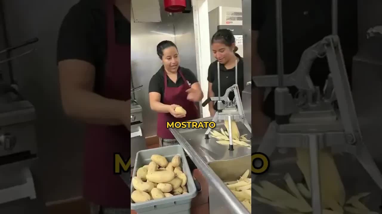 Il primo giorno di lavoro con le patate