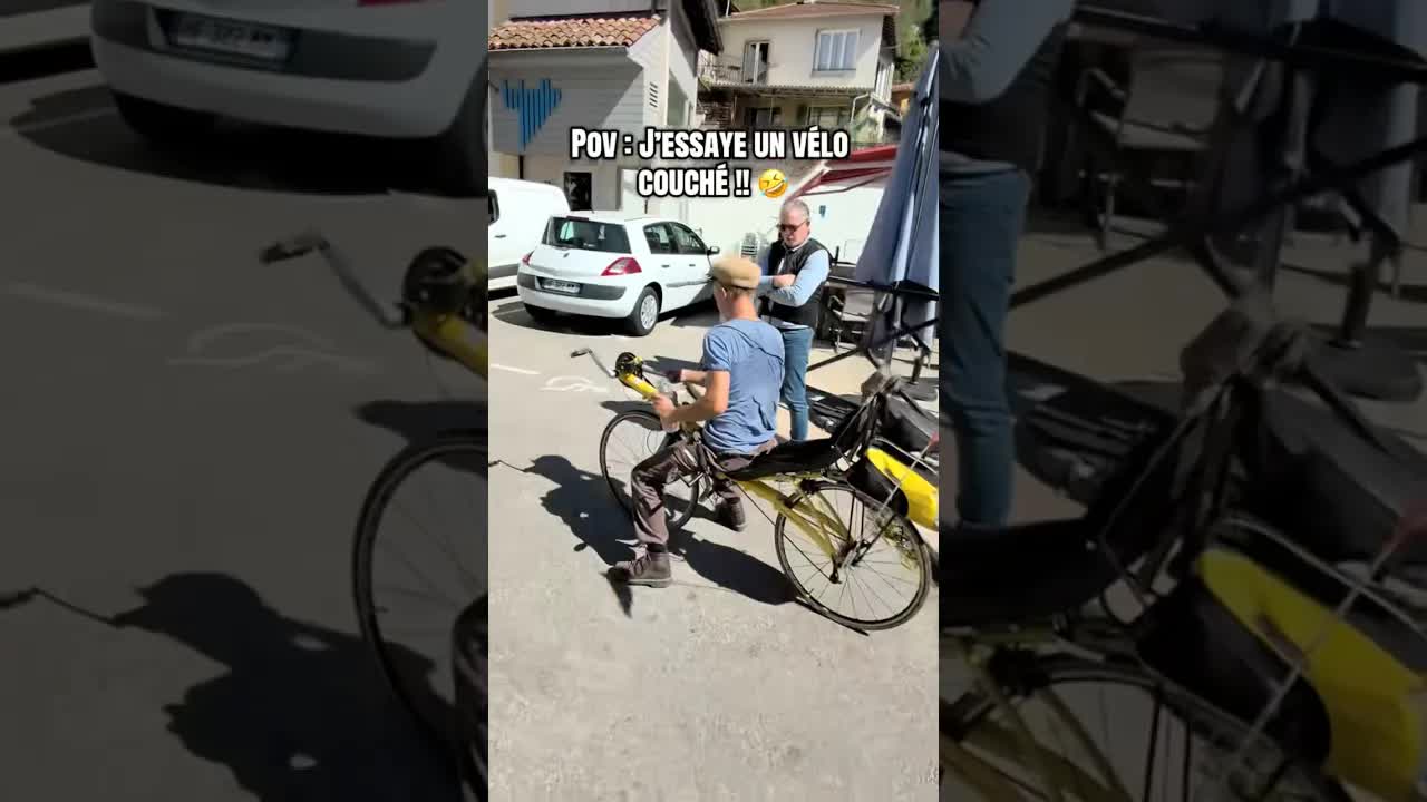Essayer un vélo couché pour la première fois