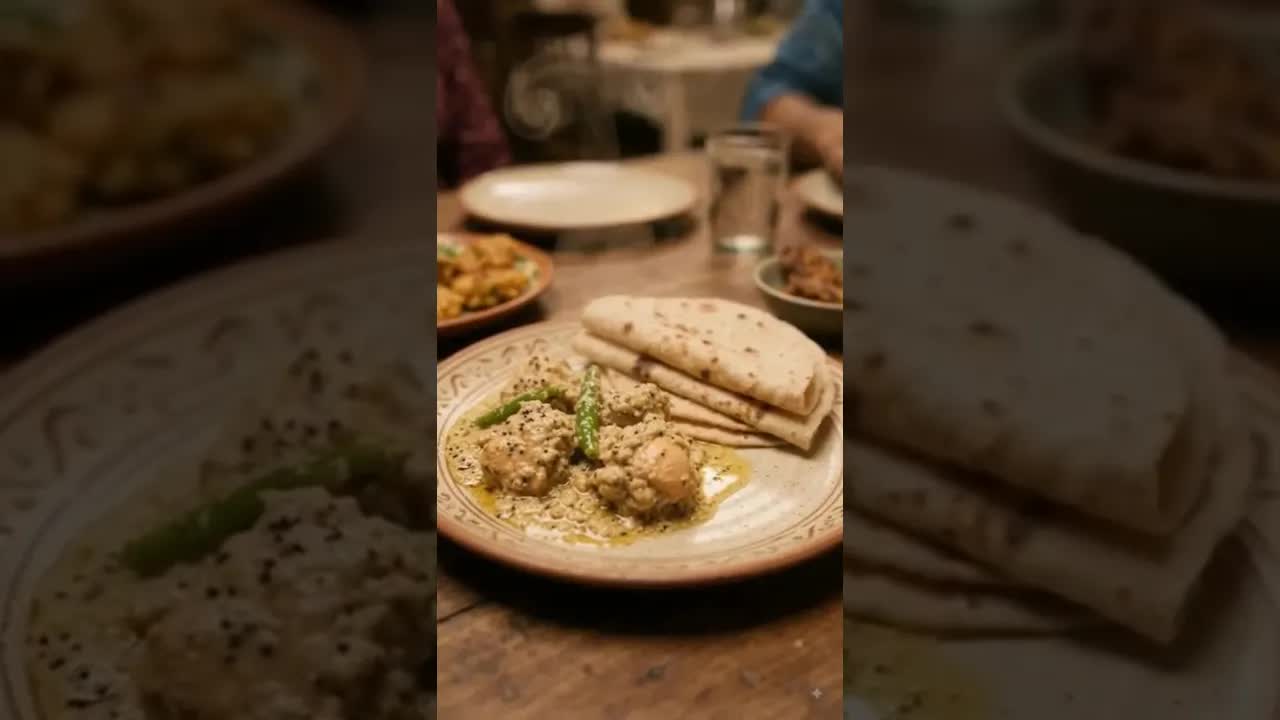 আজ রাতে বাবা বানালো চিকেন পোস্ত