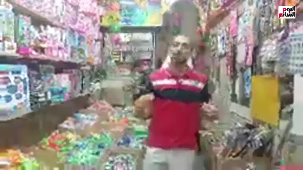 أسعار وأنواع لعب الأطفال في سوق الحسين قبل العيد