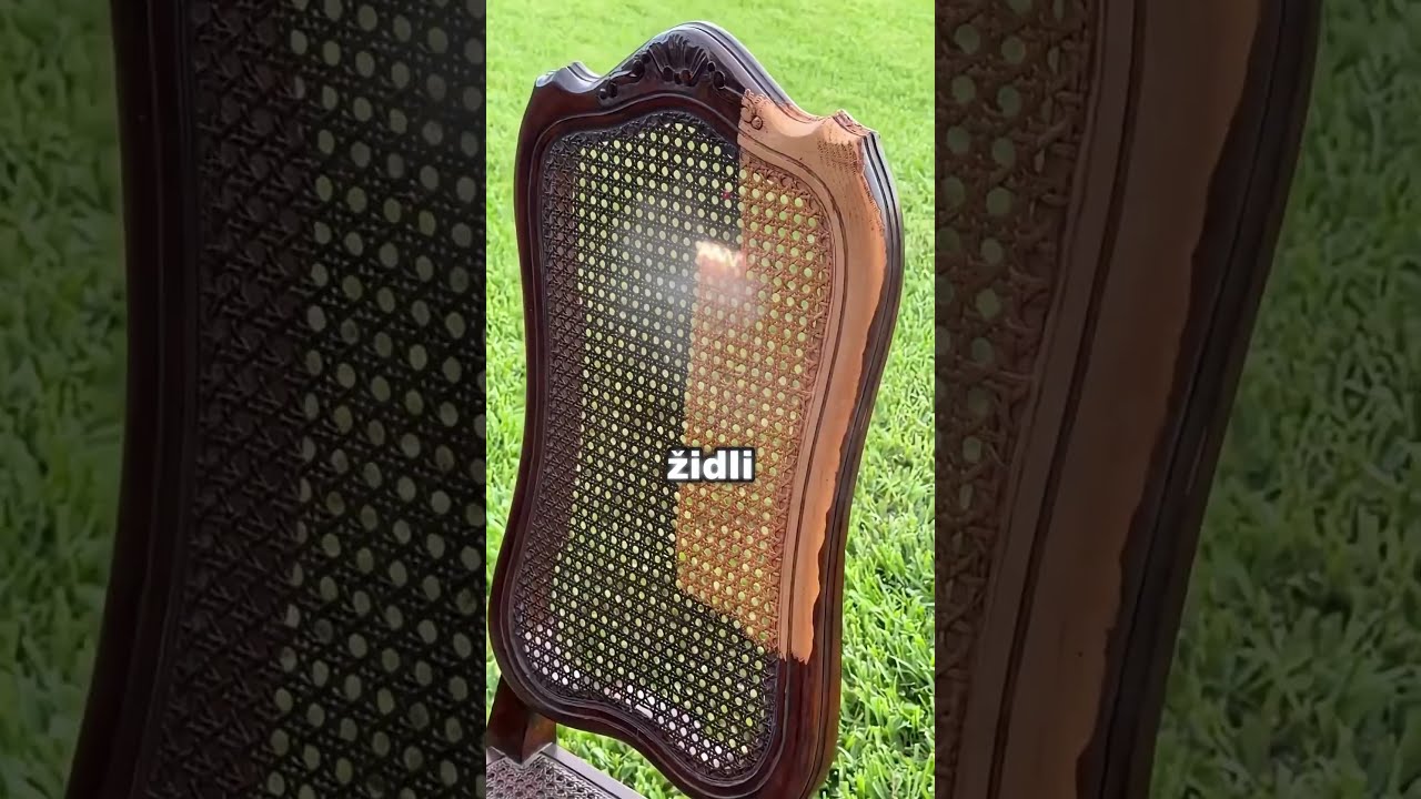 Laser odstraní lak ze židle za sekundy