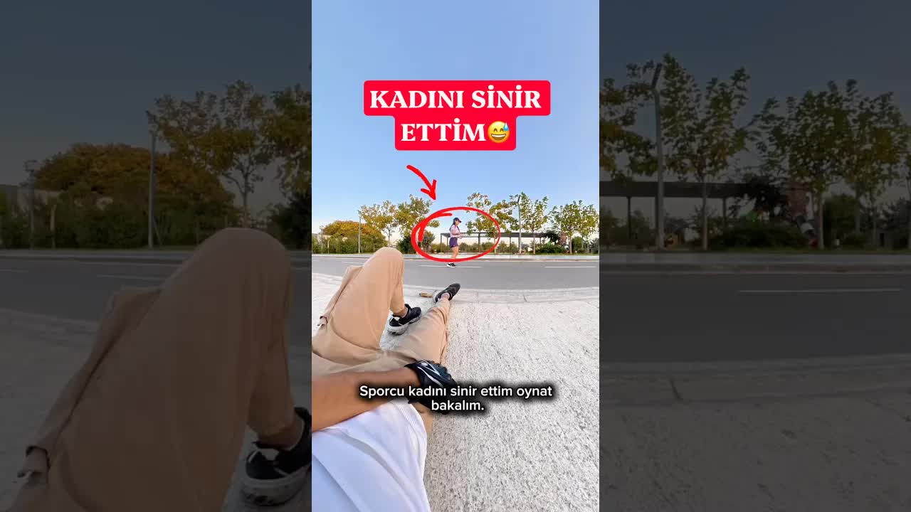 Sporcu Kadını Sinir Etme Denemesi