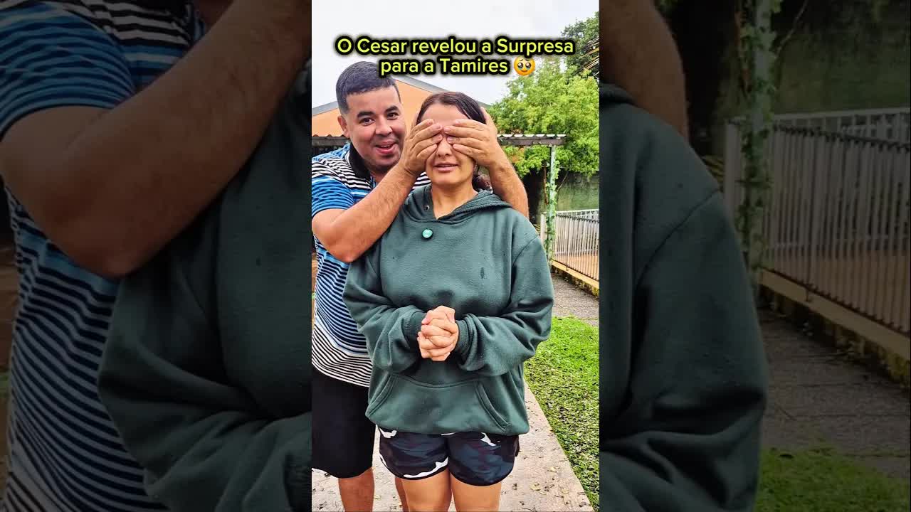 César Surpreende Tamires com Presente Especial