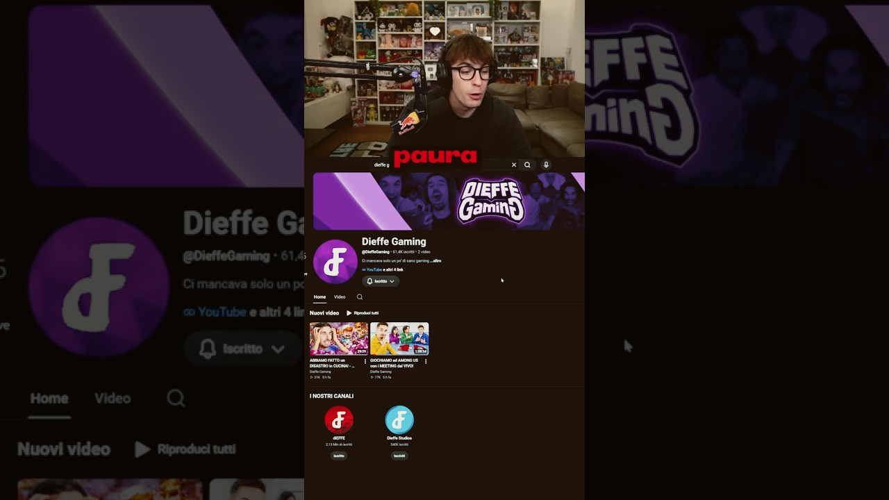 I Dieffe aprono un canale gaming: competizione su YouTube