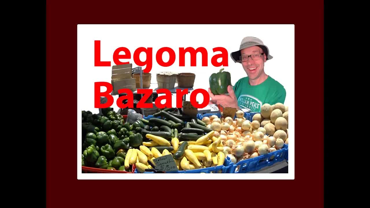 Mia vizito al la legoma bazaro kaj karotoj