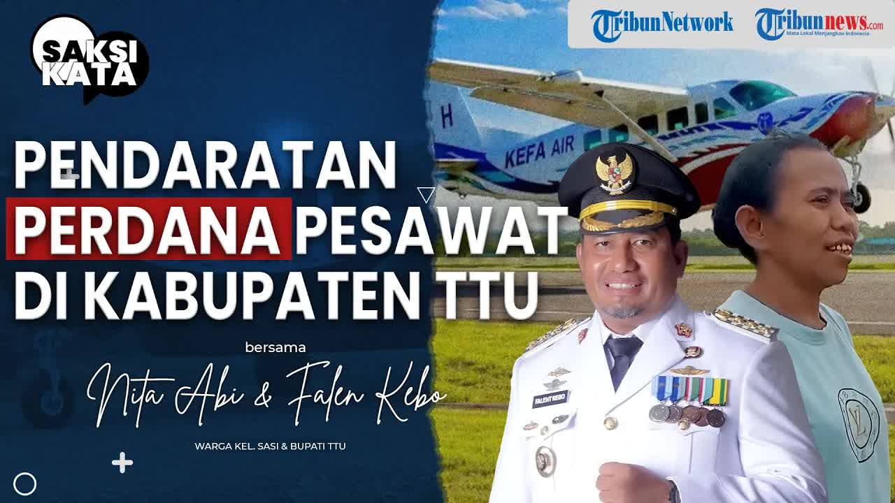 Pesawat Kefa Air Mendarat di Bandara TTU
