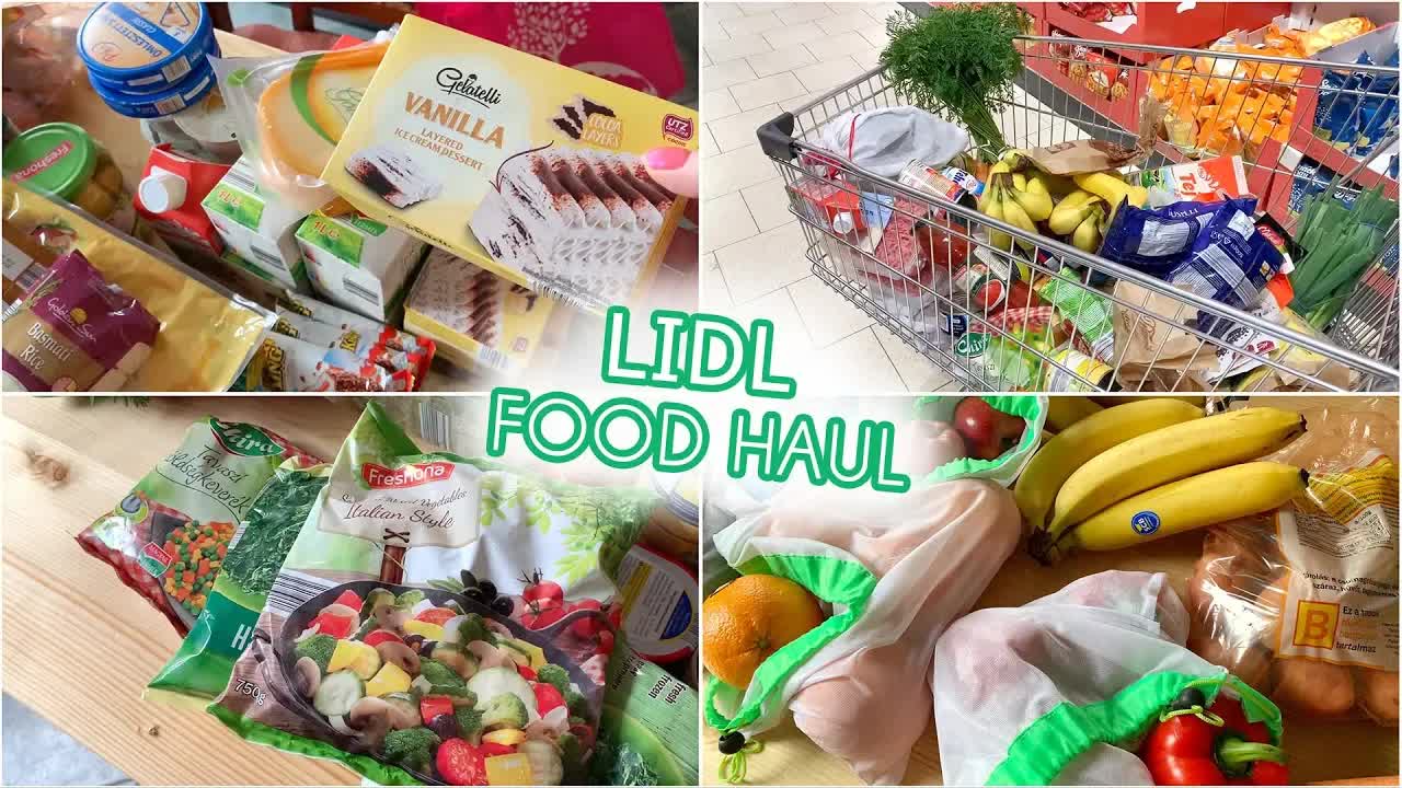 Heti bevásárlás Lidlben: Élelmiszerek és receptek