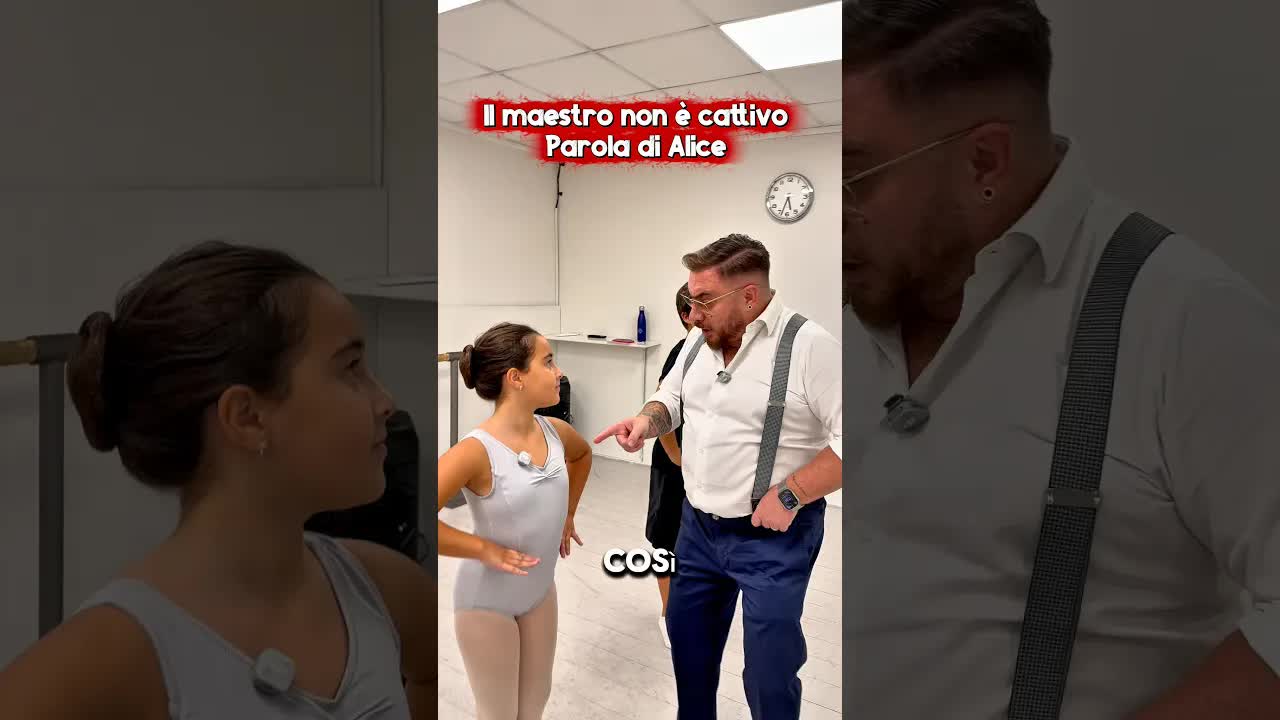 Il maestro di danza rassicura Alice