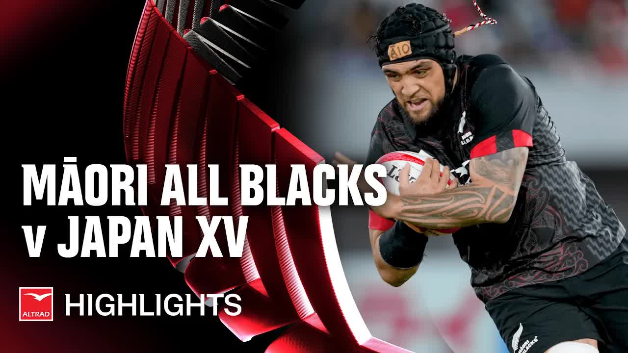Rugby highlights: Māori All Blacks vs Japan XV