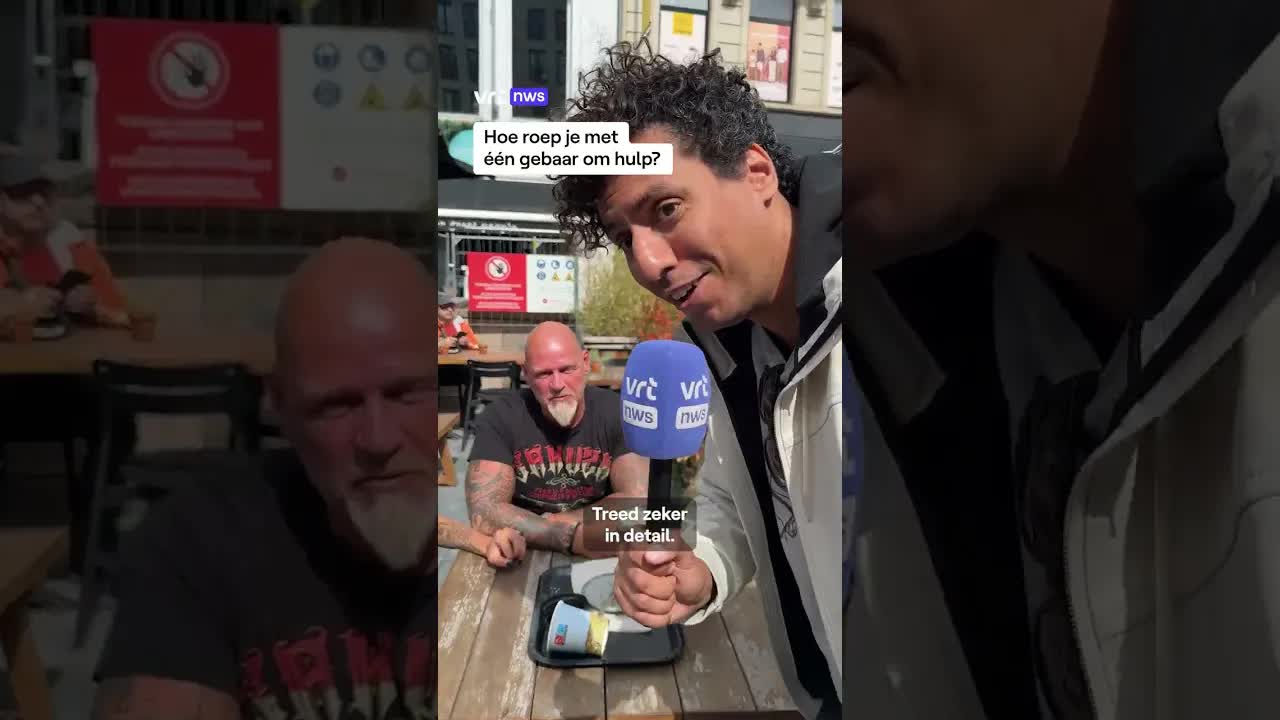 Hoe roep je om hulp met één handgebaar?