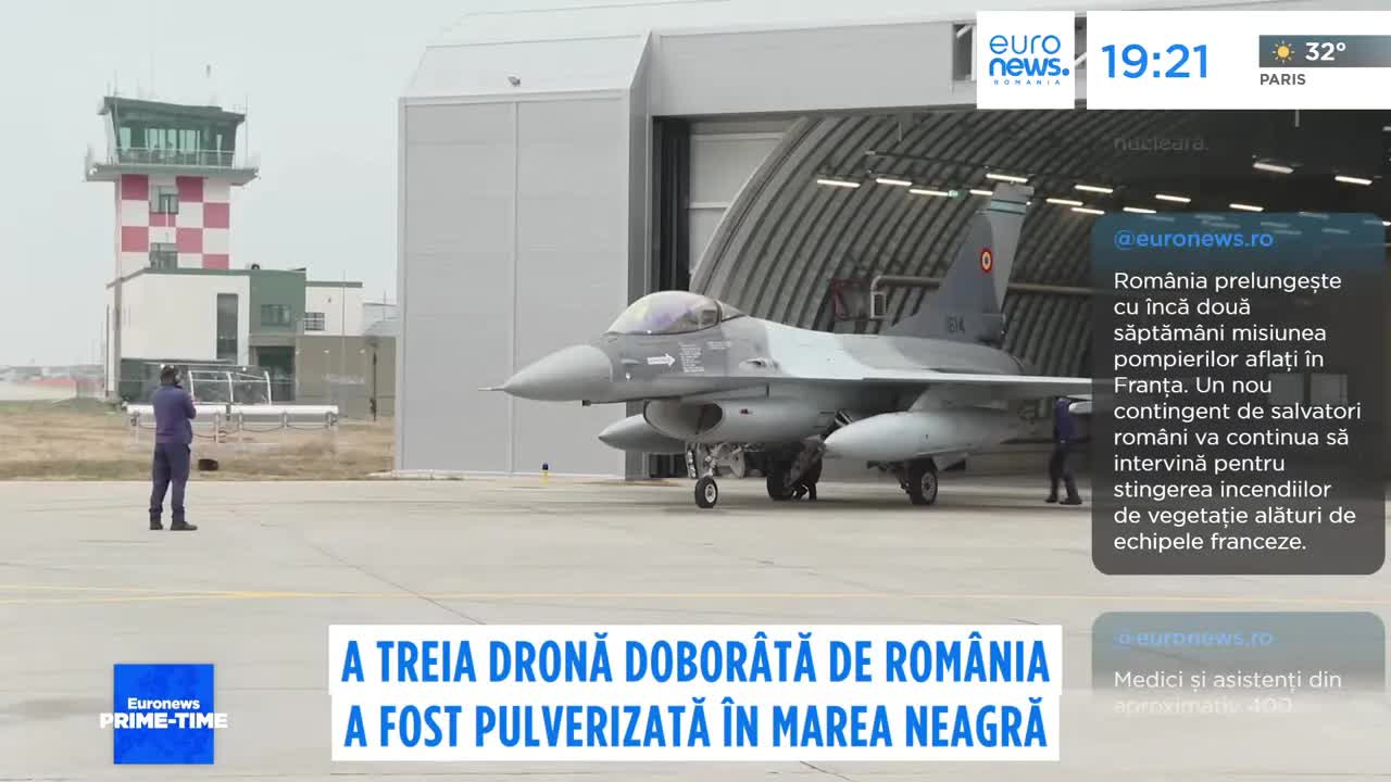 A treia dronă doborâtă deasupra Mării Negre