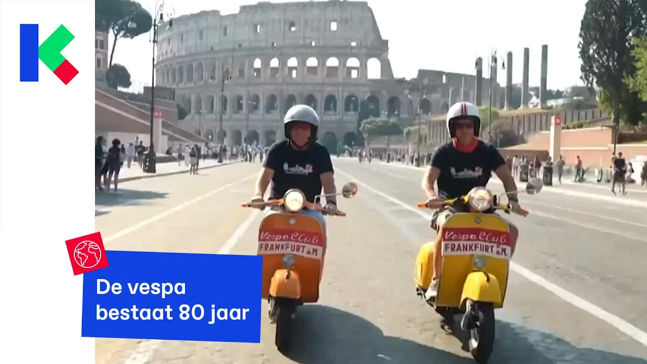Geschiedenis en feiten over de Vespa scooter