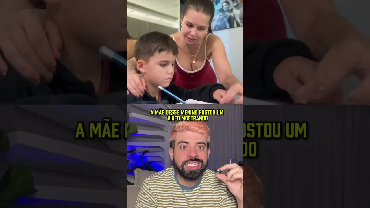 Mãe ensina matemática e filho supera ela