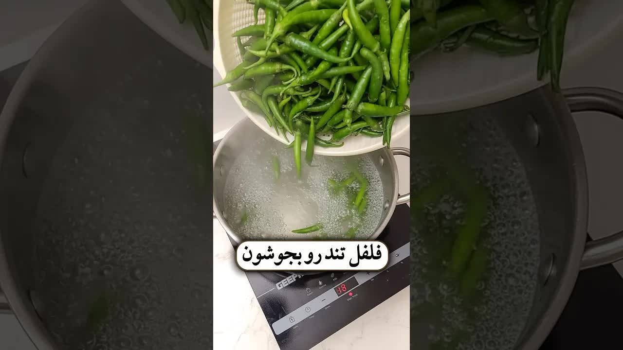 طرز تهیه ترشی فلفل سبز ترد و خوشمزه