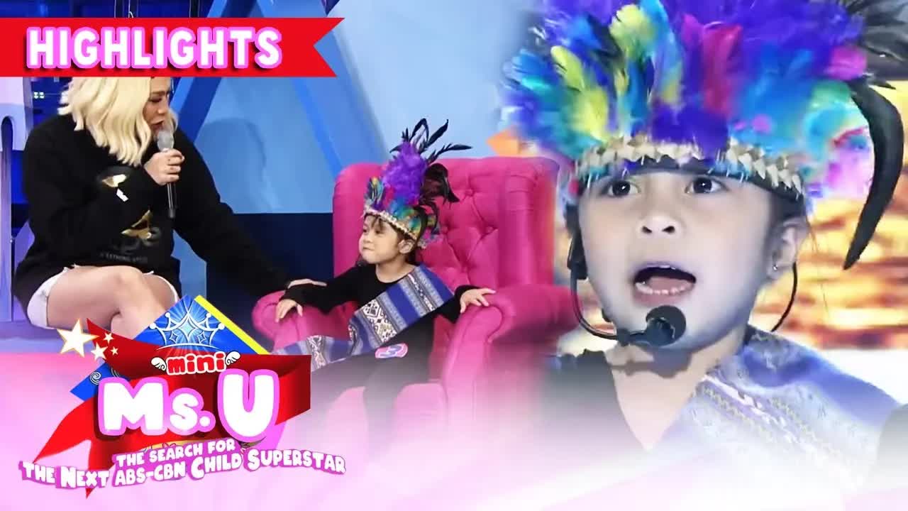 Mini Miss U: cute na bata kumakanta ng Ang Pipit