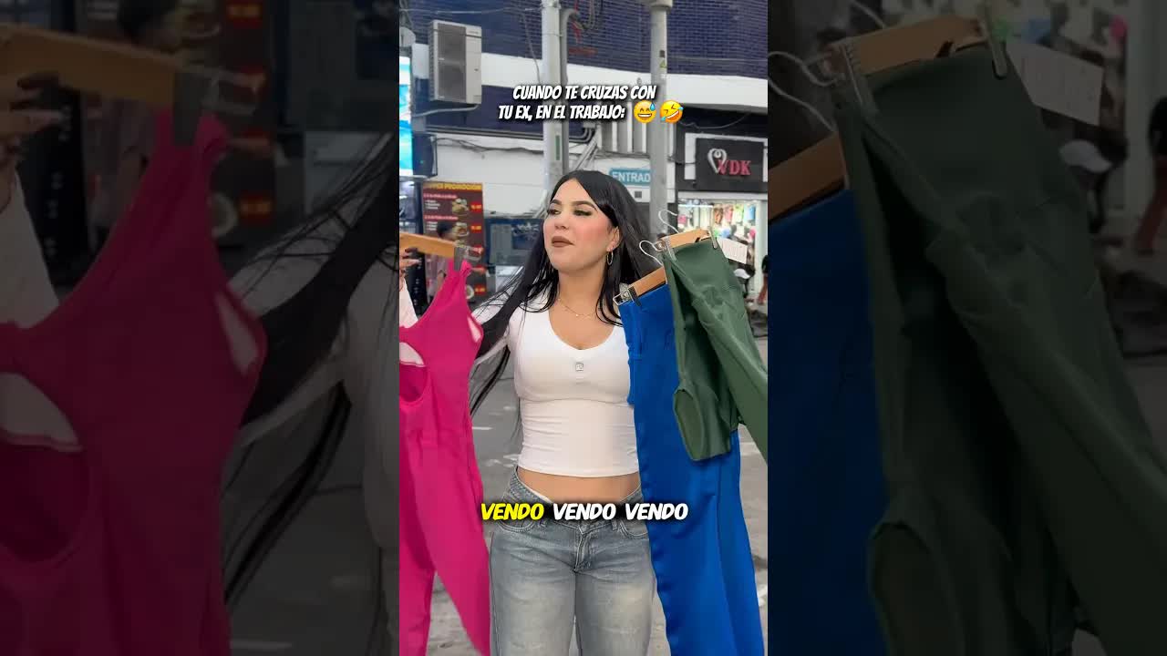 Cuando me encontré a mi ex vendiendo ropa