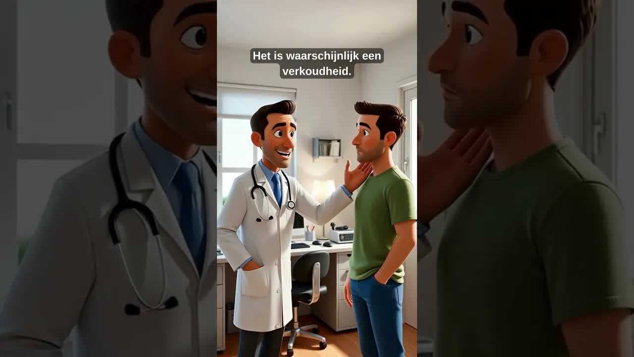 Bezoek aan de dokter – korte dialoog voor beginners