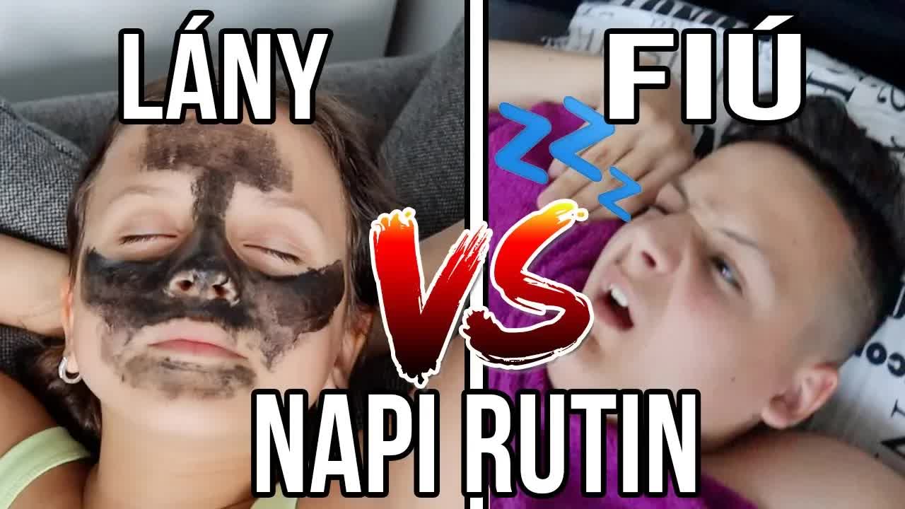 Nyári napi rutin – lány vs fiú