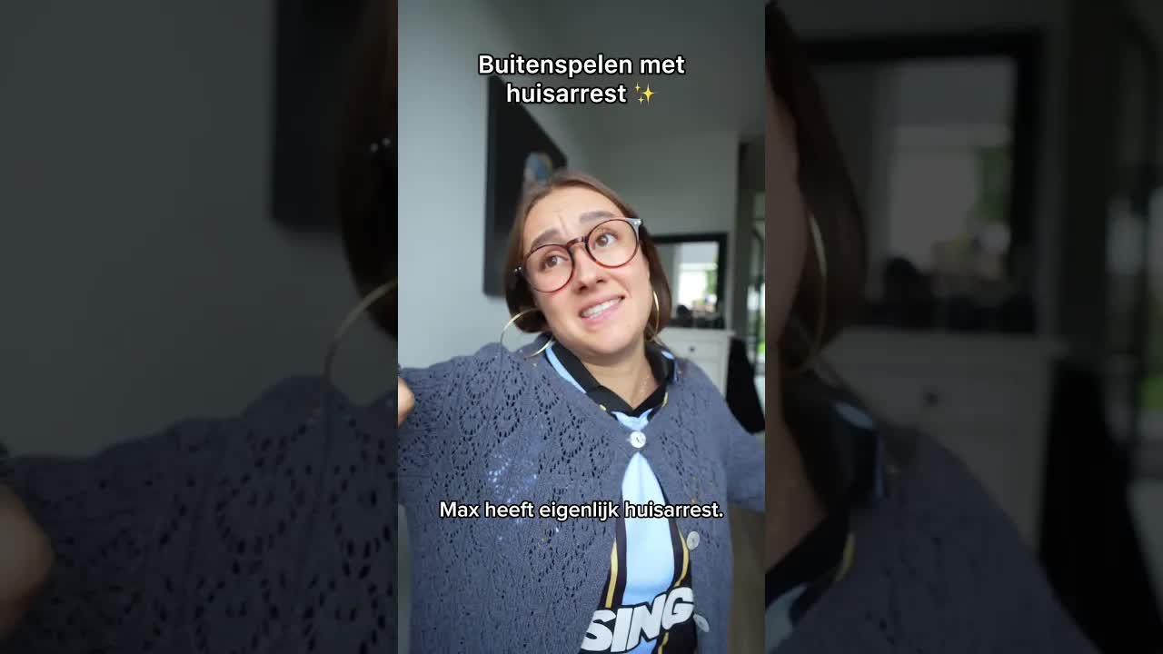 Max wil buitenspelen met huisarrest