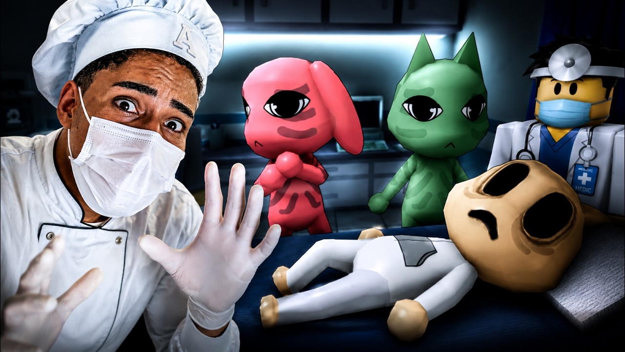 Primeira Vez Jogando Roblox Hospital Assombrado