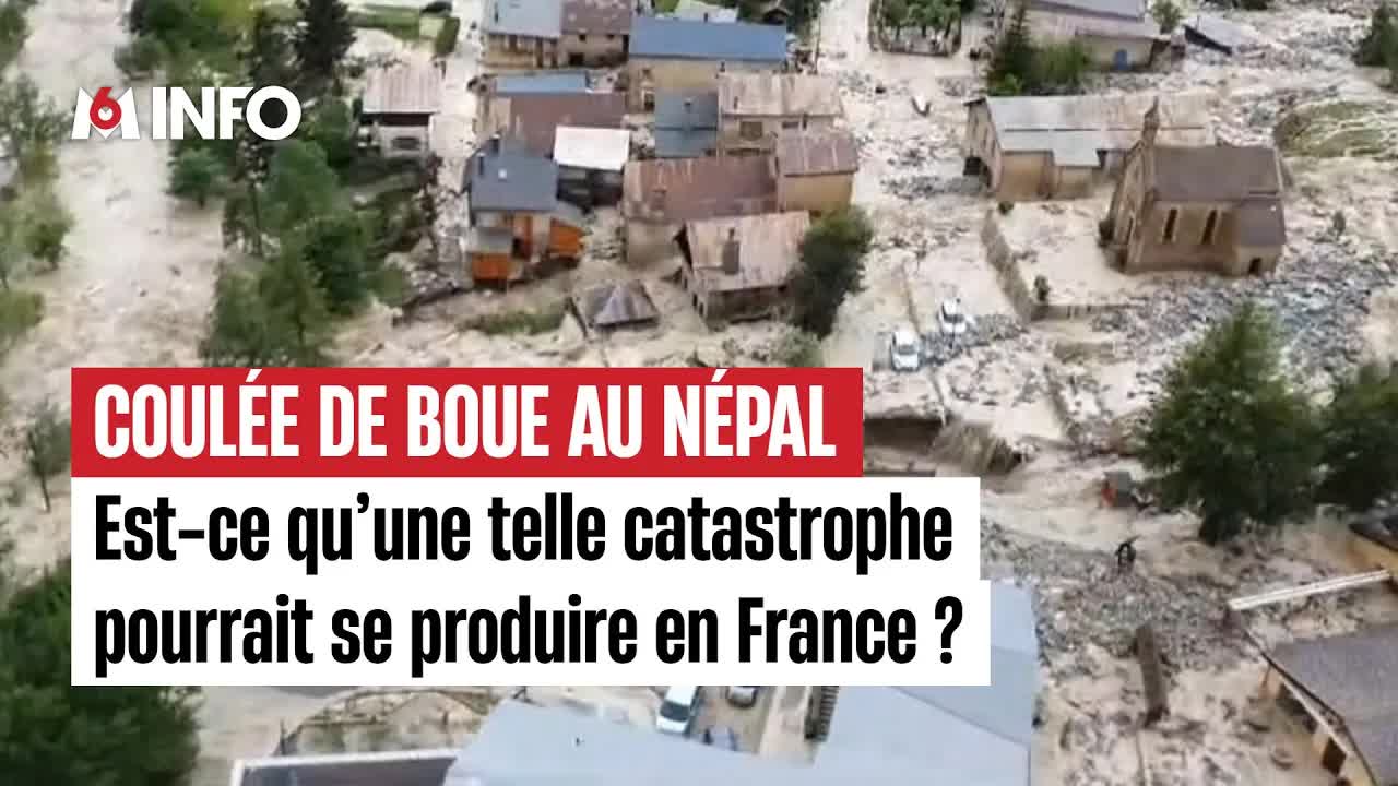 Coulée de boue et menace glaciaire dans les Alpes