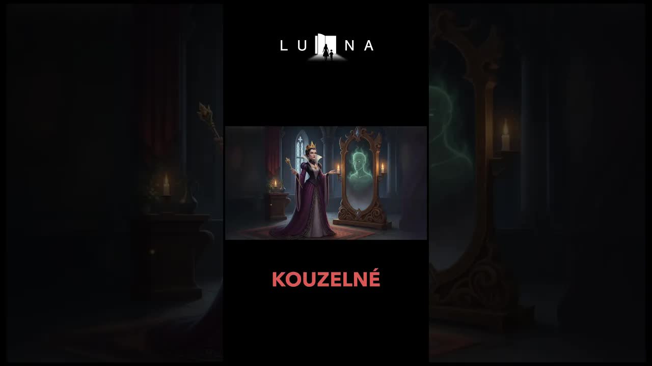 Kouzelné zrcadlo královny v pohádce