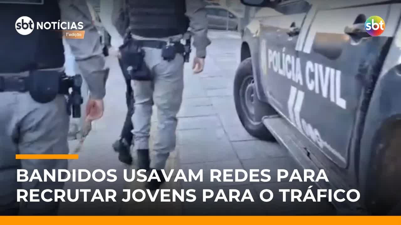 Influenciadores do crime recrutam jovens via redes sociais