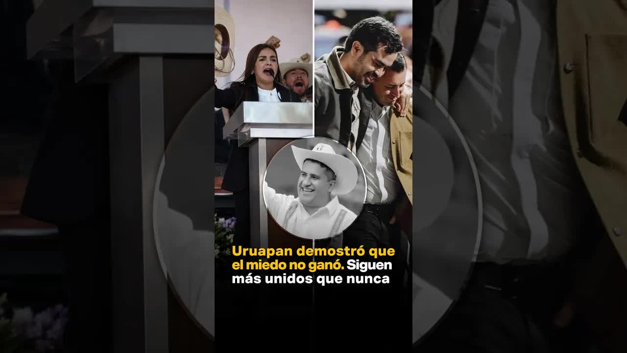 Uruapan honra la memoria de Carlos Manzo
