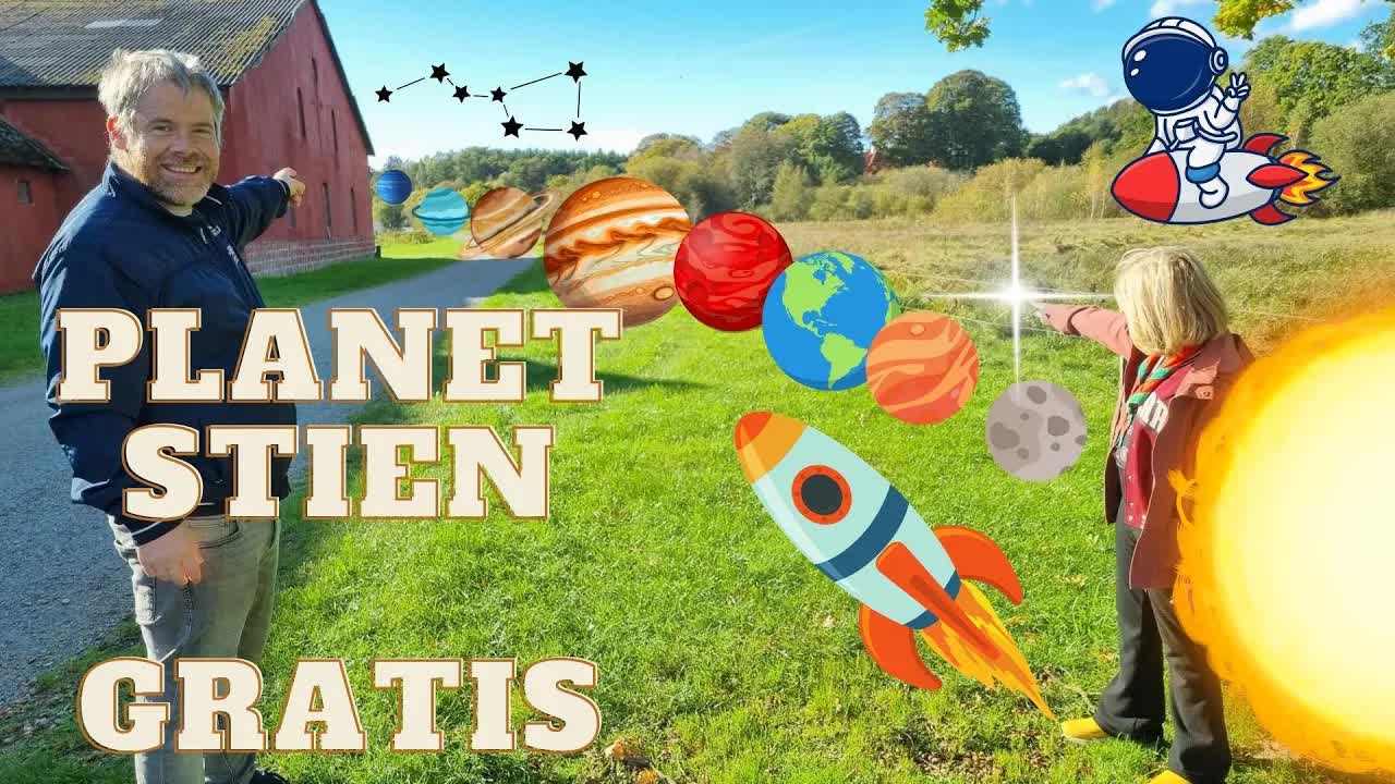 Besøg Planetstien i Vejle med QR-koder