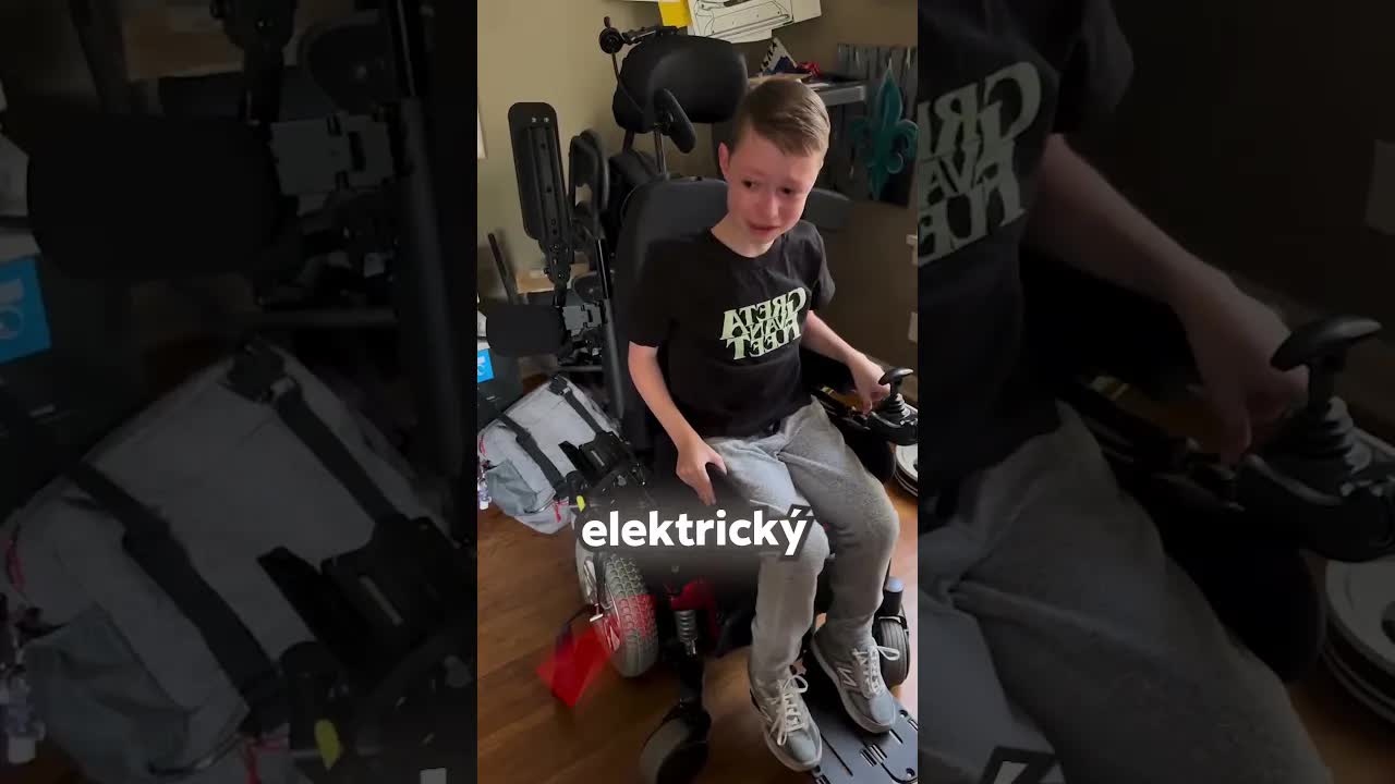 Překvapení pro chlapce na invalidním vozíku