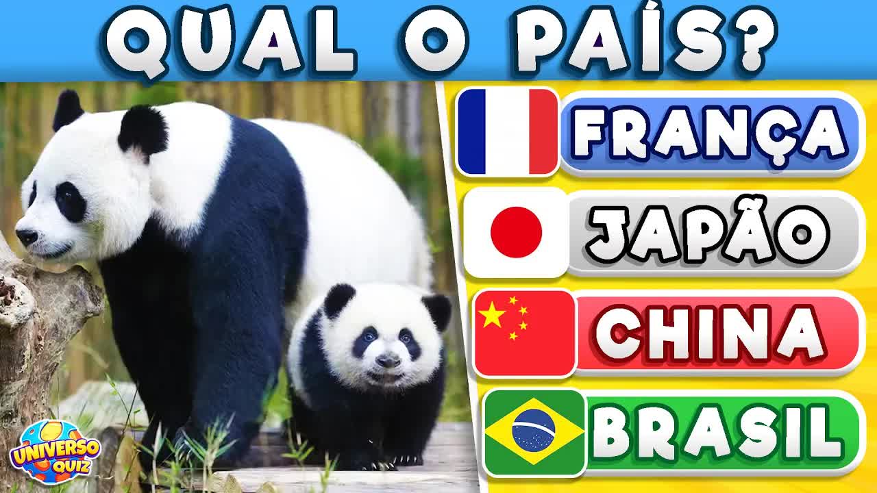 Adivinhe o País Pelo Animal Nacional