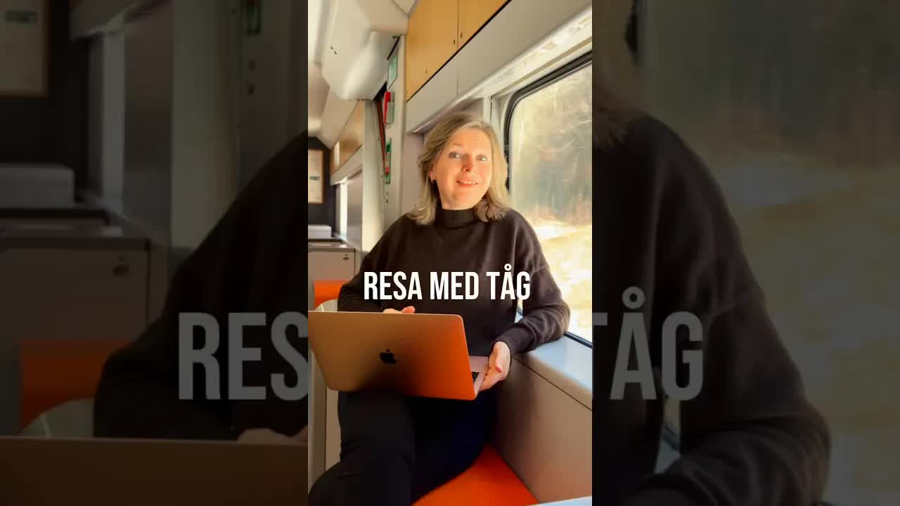 Fördelar med att resa med tåg på svenska