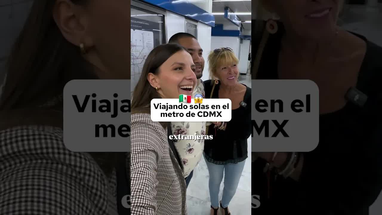 Extranjeras solas en el metro de CDMX