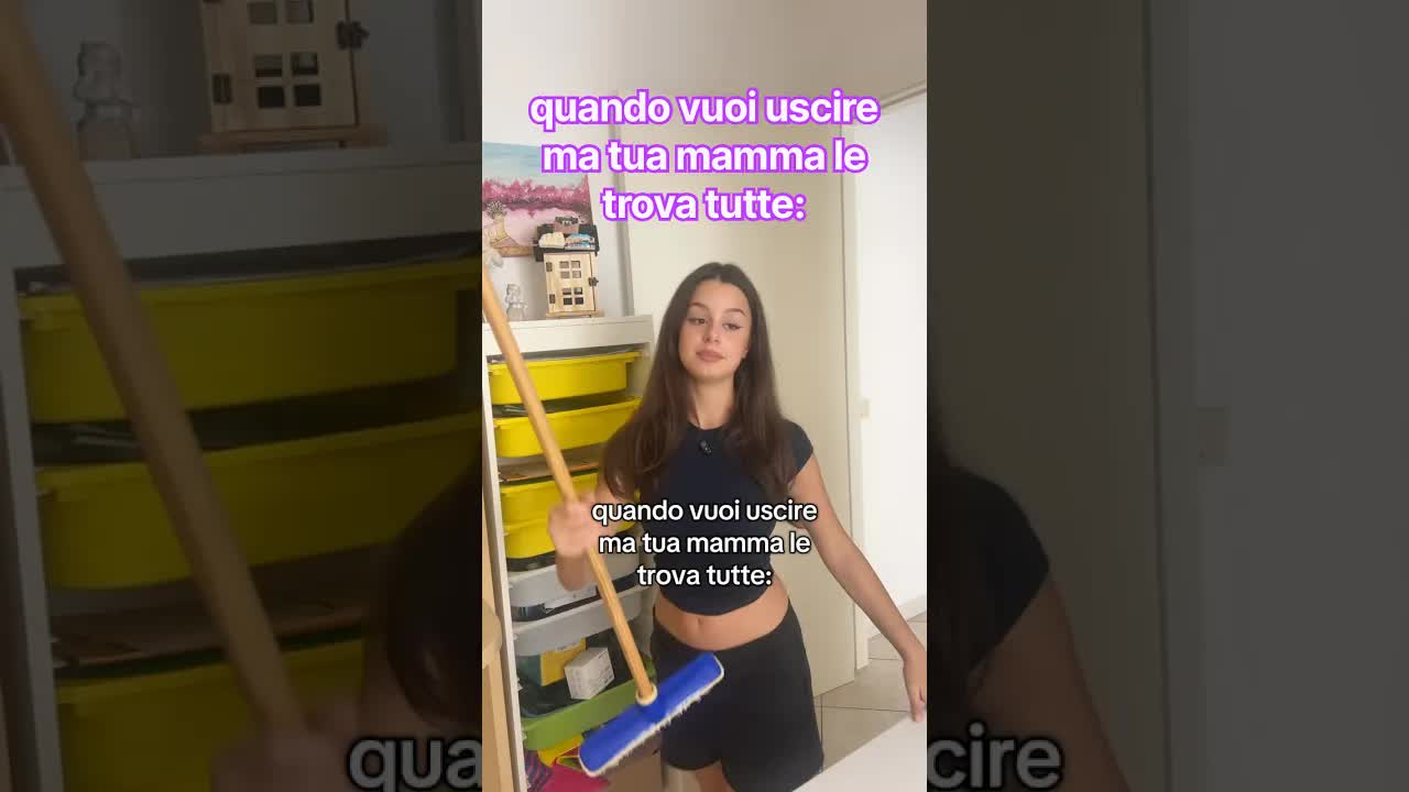 Mamma mi dà mille commissioni prima di uscire