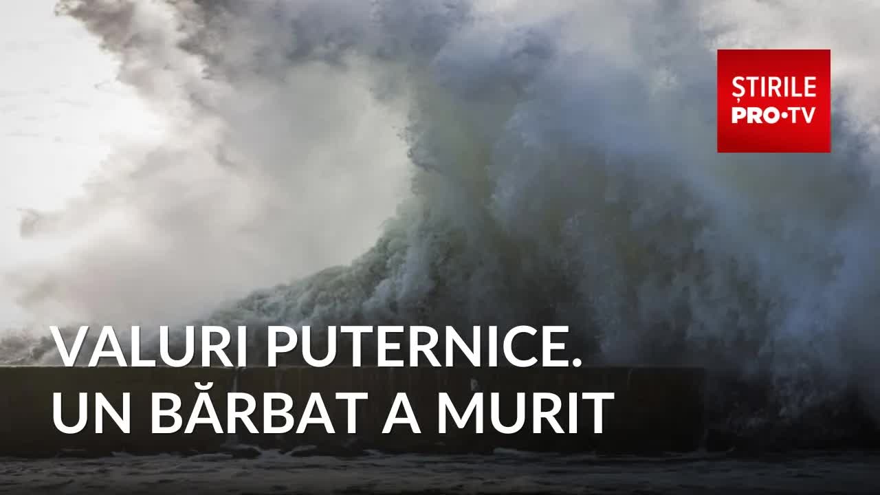 Alertă pe litoral din cauza valurilor periculoase