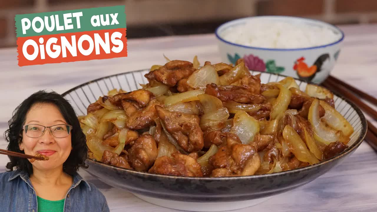 Recette rapide de poulet aux oignons chinois